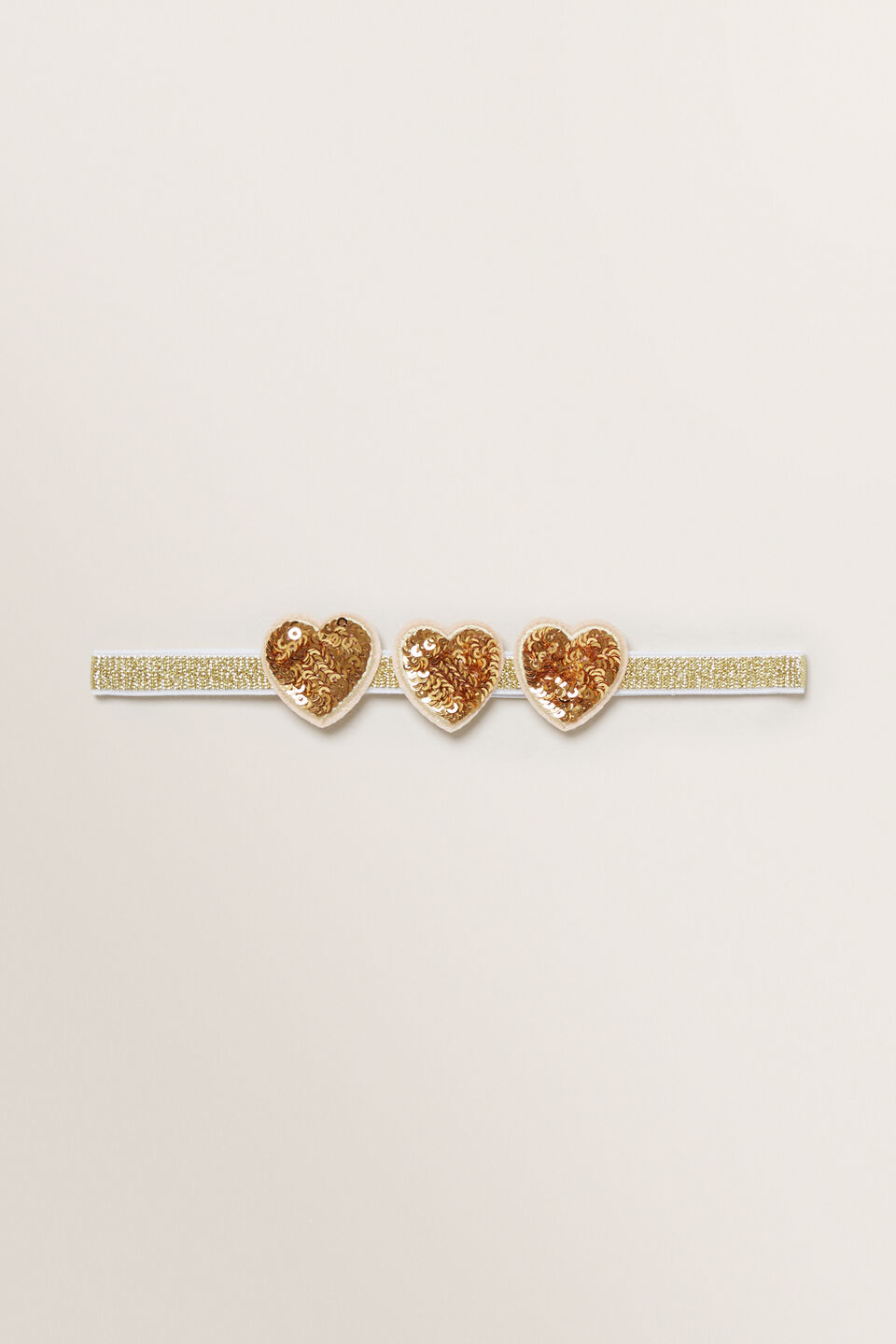 Heart Sequin Elastic Headband  9
