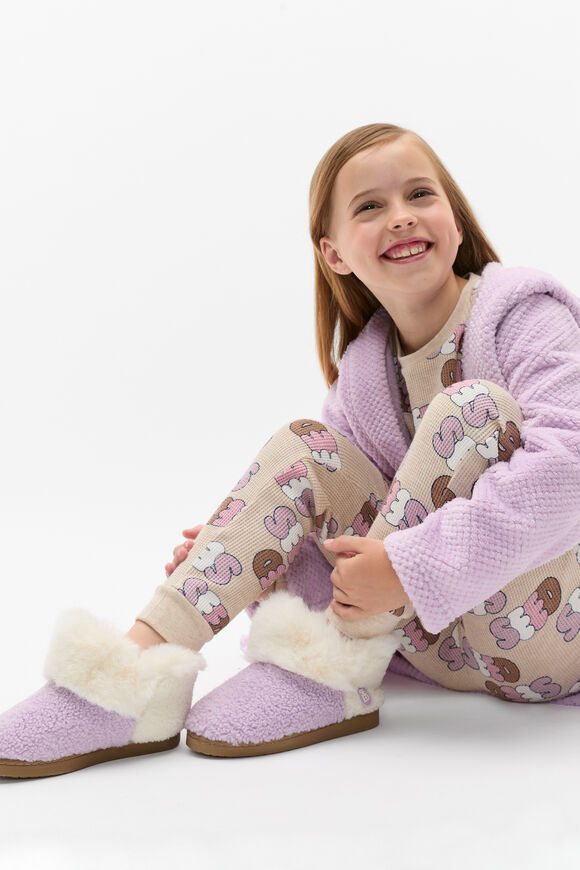 Colourblock House Boot  Soft Lilac  hi-res