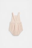 Stripe Logo Romper  Blossom  hi-res