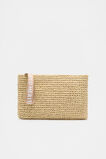 Logo Woven Pouch  Ecru  hi-res