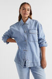 Relaxed Denim Shacket  Vintage Wash  hi-res