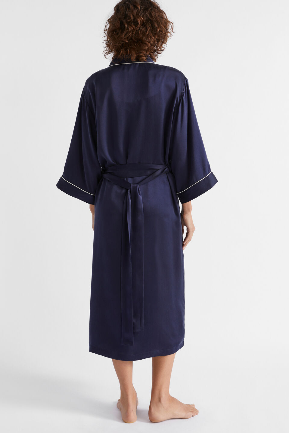 Silk Robe  Midnight Sky