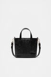 Woven Basket Crossbody Bag  Black  hi-res