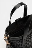 Woven Basket Crossbody Bag  Black  hi-res