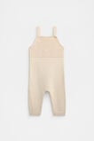 Rib Knit Overall  Soft Cream  hi-res