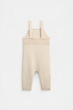 Rib Knit Overall  Soft Cream  hi-res