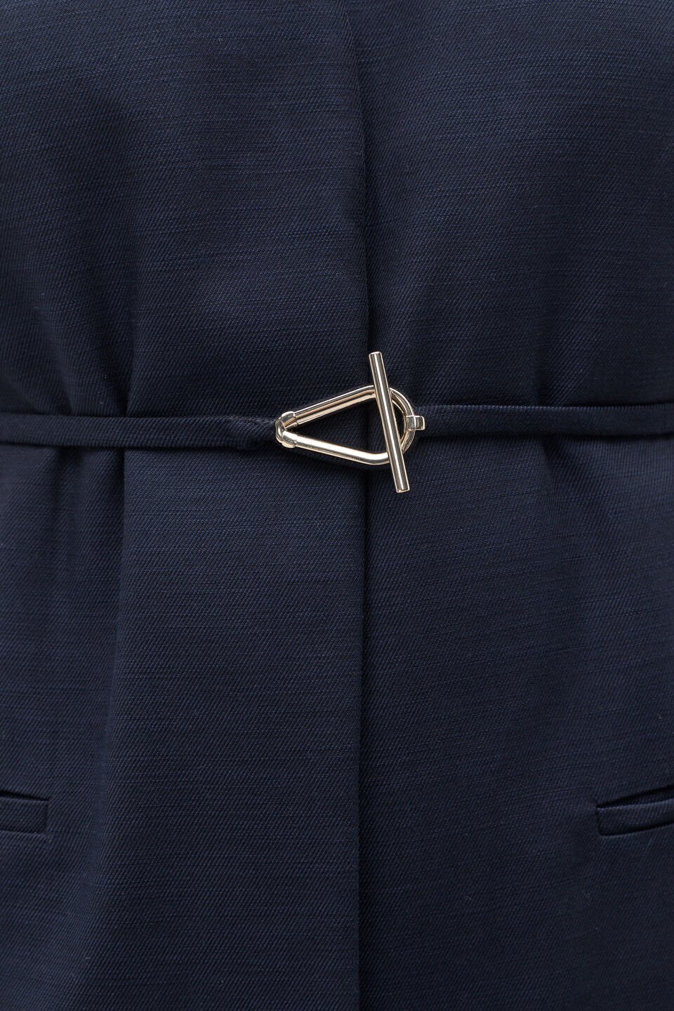 Belted Vest  Twilight Blue