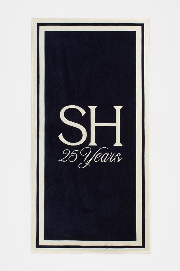 25 Anniversary Beach Towel  Twilight Blue  hi-res