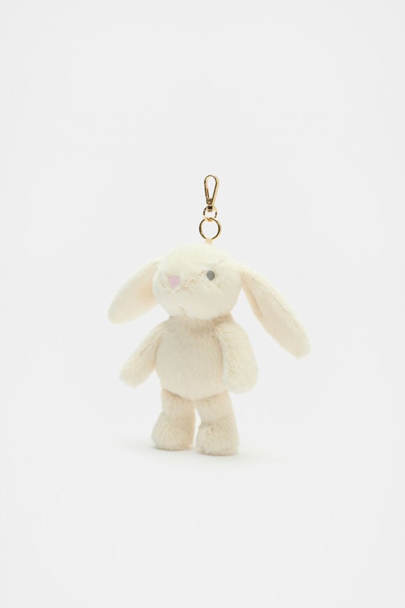 Bunny Bag Charm  Vanilla  hi-res