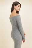 Off Shoulder Crop Sweater  Mid Grey Marle  hi-res