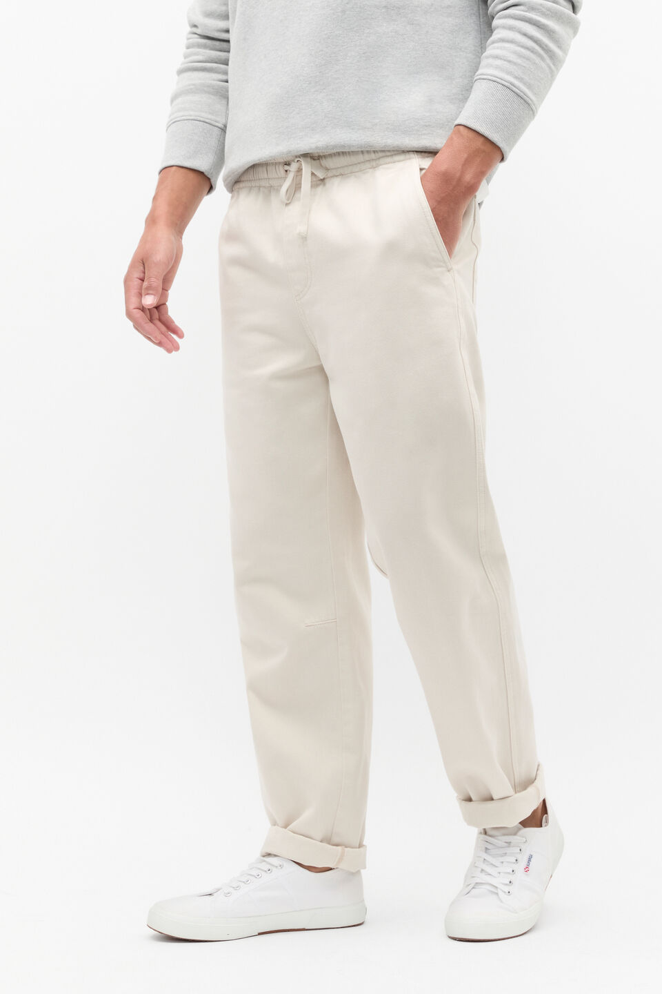 Splice Pocket Pant  Pebble