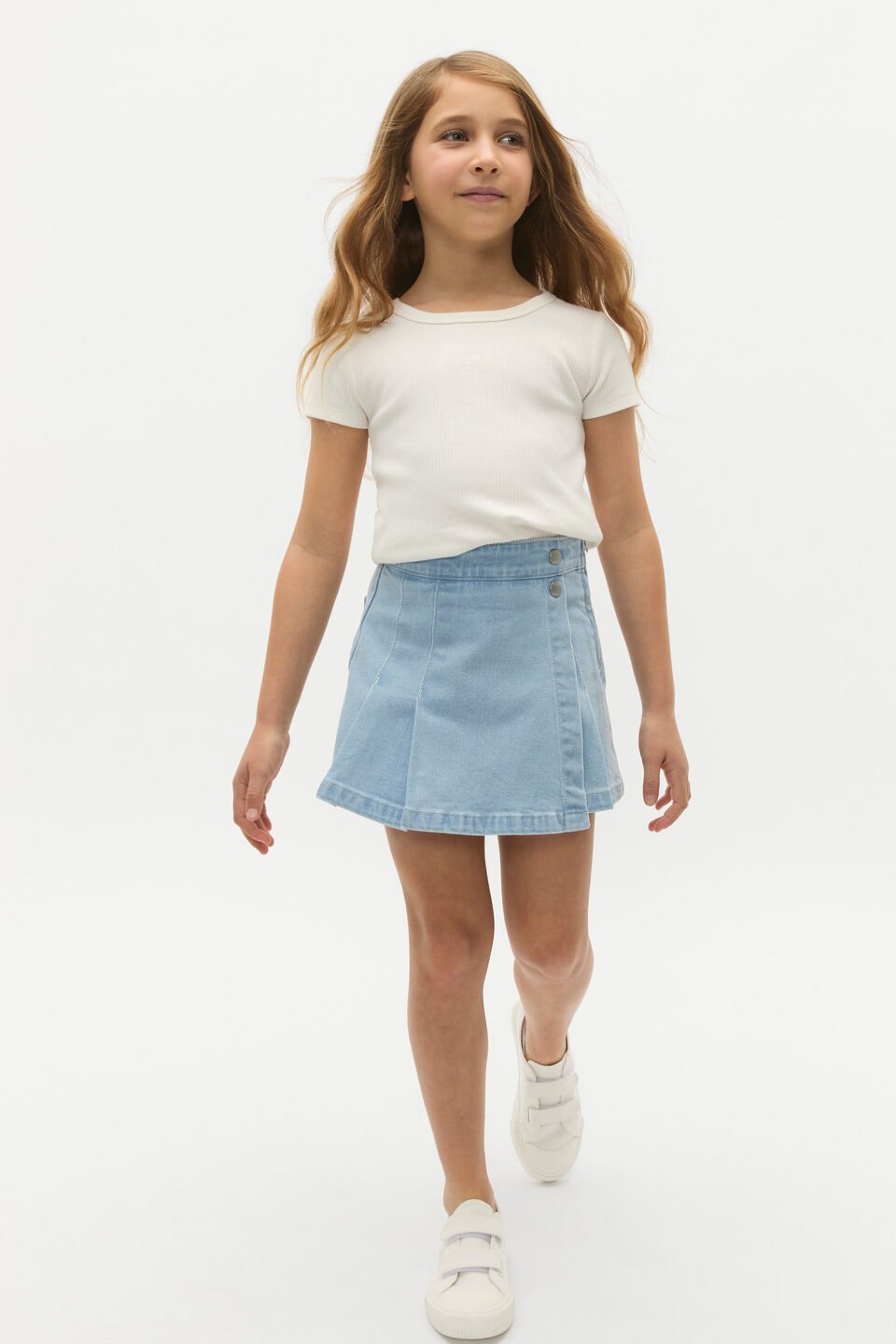 Core Logo Rib Tee  Canvas