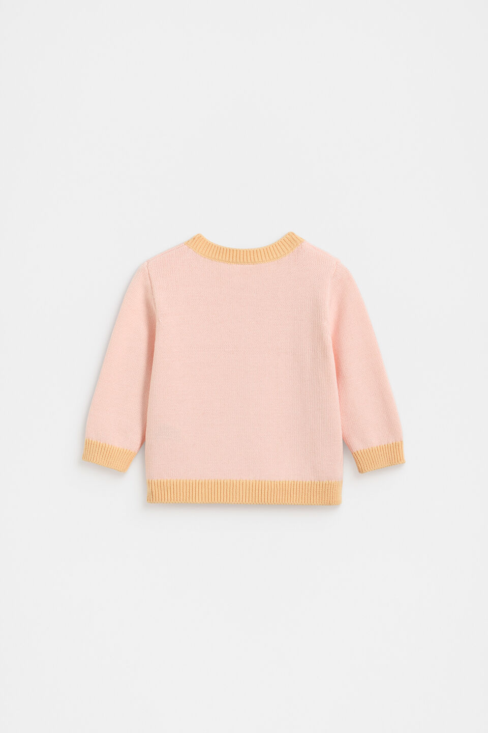 Colourblock Knit Cardigan  Pretty Pink