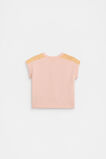 Spliced Logo Knit Tee  Pretty Pink  hi-res