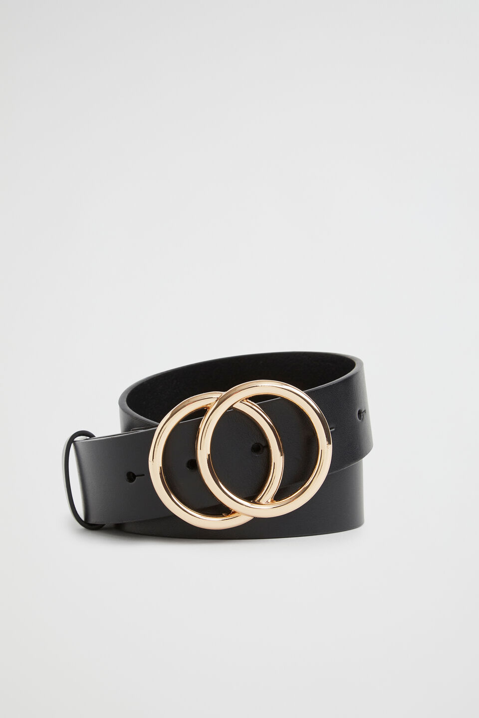 Double Ring Belt  Black