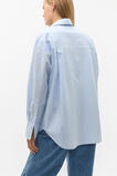Poplin Pocket Front Shirt  Ice Blue Stripe  hi-res