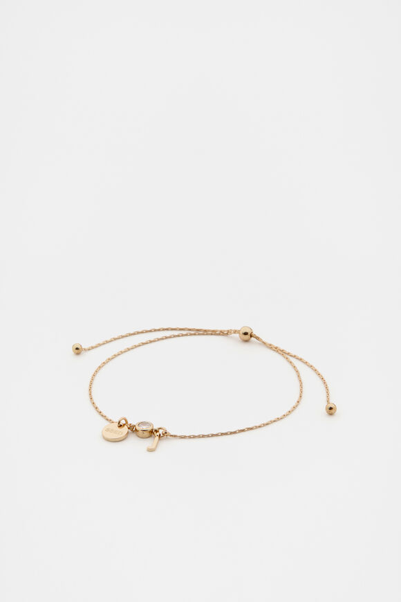 Micro Letter Toggle Bracelet  J  hi-res
