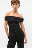 Off Shoulder Top  Black  hi-res