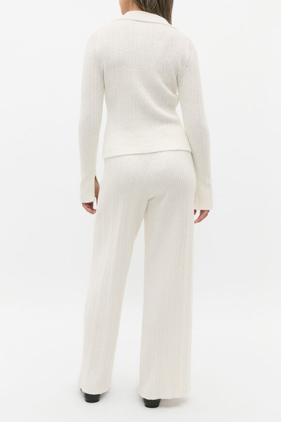 Boucle Knit Top  Light Cream  hi-res