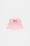 Pink Initial Bucket Hat  M  hi-res