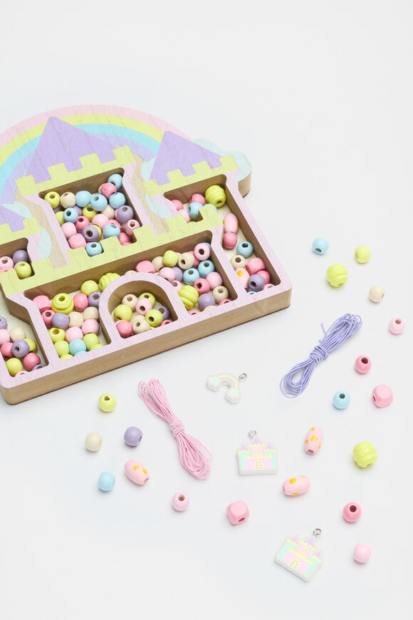 Wooden Castle Bead Kit  Multi  hi-res