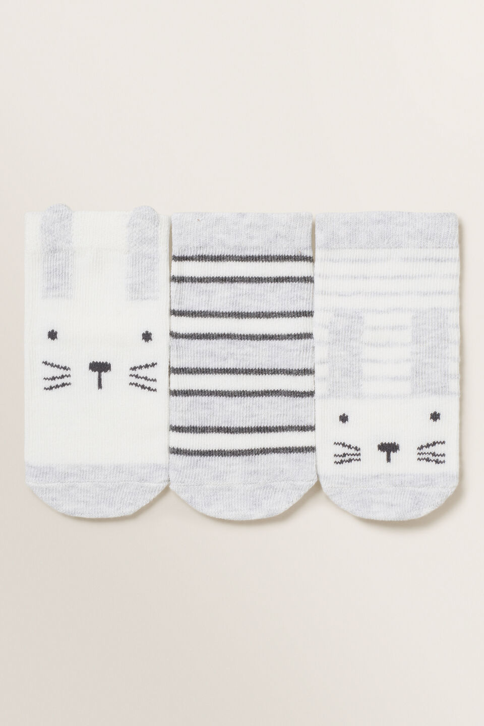 3 Pack Bunny Socks  