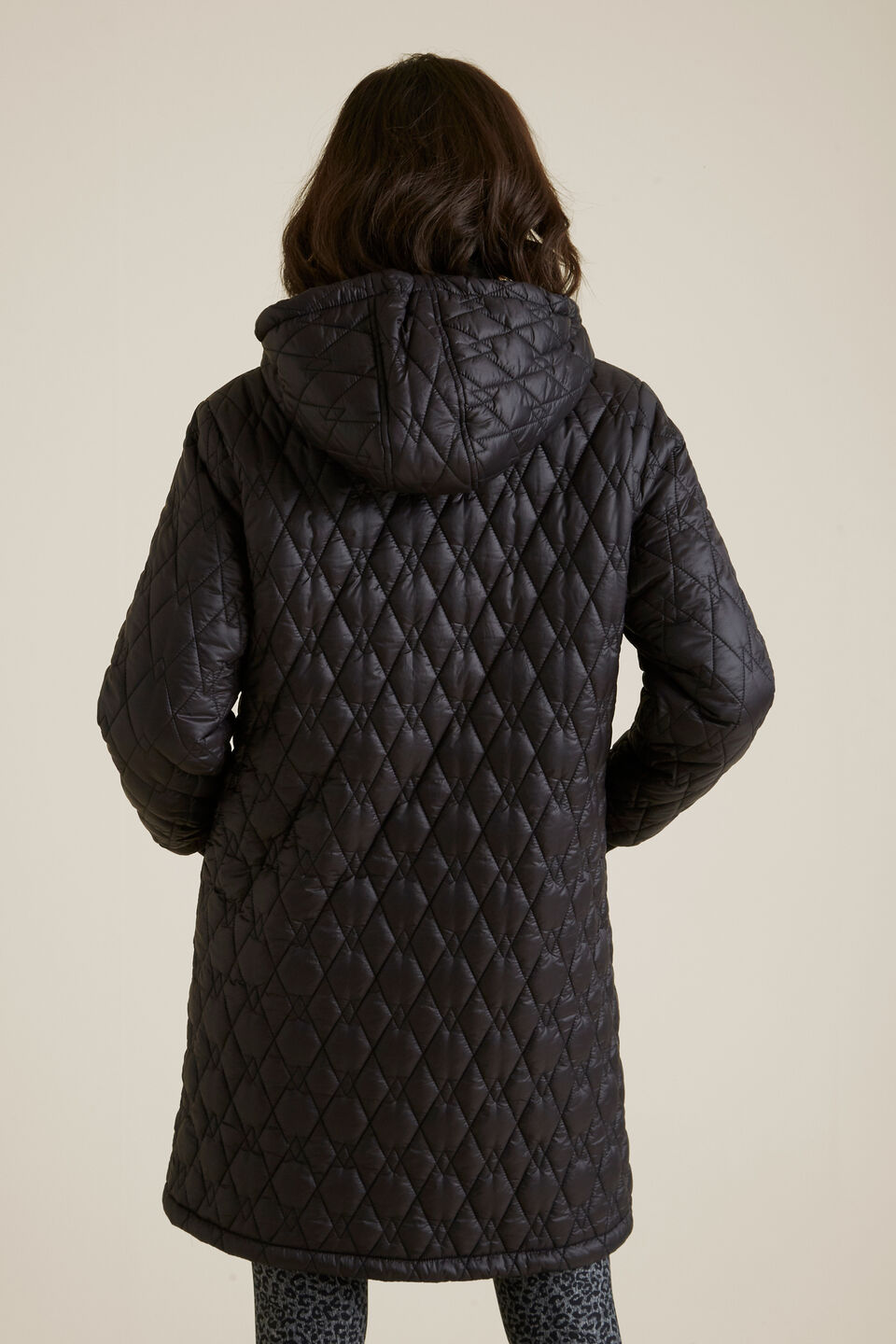 Quilted Longline Puffer  