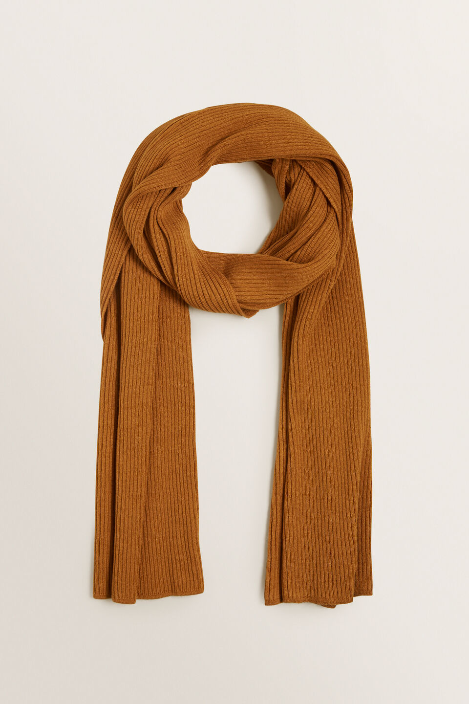 Simple Rib Scarf  