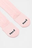 Cable Knit Tights  Light Pink  hi-res