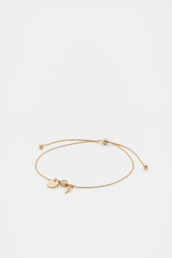 Micro Letter Toggle Bracelet  P  hi-res