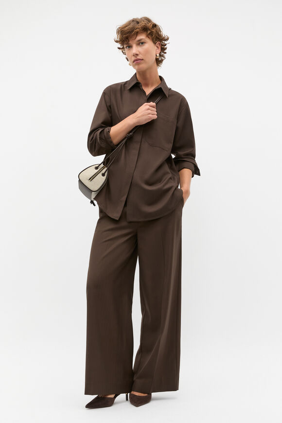 Soft Suiting Utility Shirt  Dark Espresso  hi-res