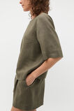 Core Linen Tee  Olive Leaf  hi-res