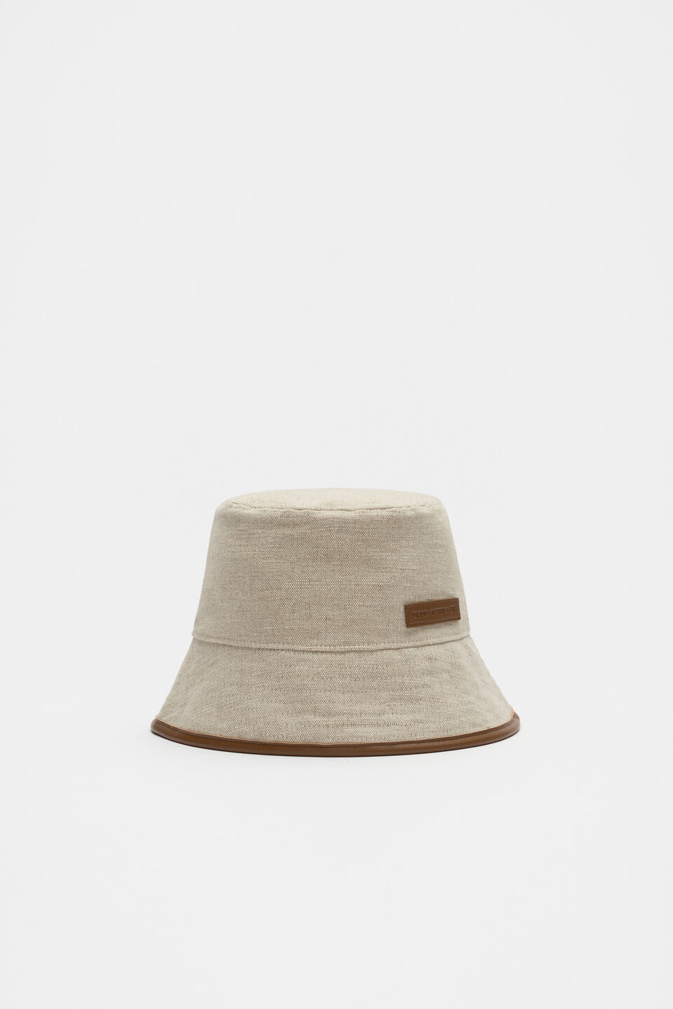 Trim Detail Bucket Hat  Deep Tan