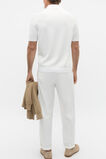Boucle Knit Trophy Polo  Vintage White  hi-res