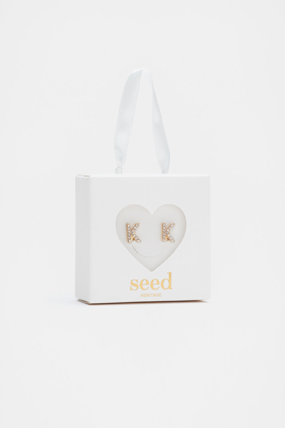 Initial Clip On Earings  K