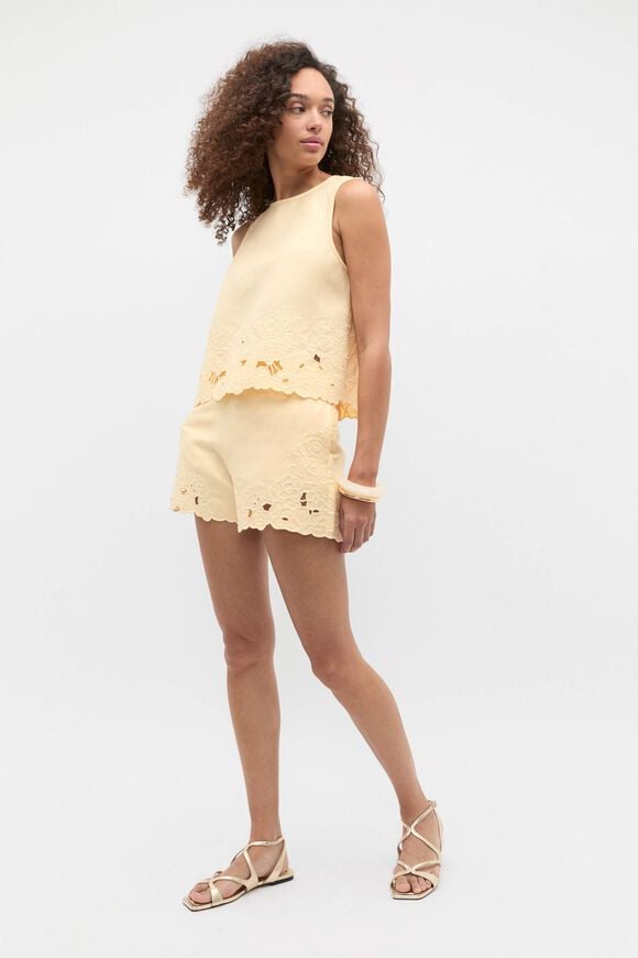 Cutwork Swing Tank  Shortbread  hi-res