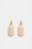Statement Resin Drop Earring  Apricot  hi-res