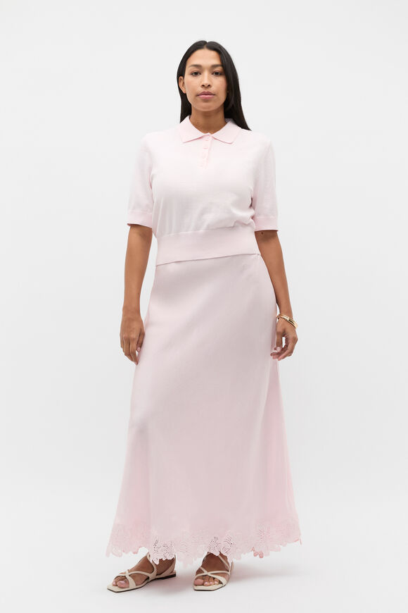 Knit Polo Top  Primrose  hi-res