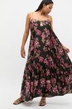Silk Floral Midi Dress  Floral Multi  hi-res