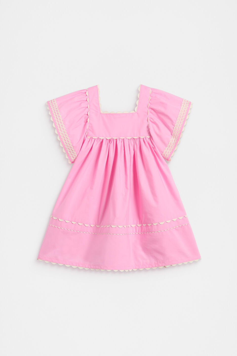 Ric Rac Dress  Candy Pink