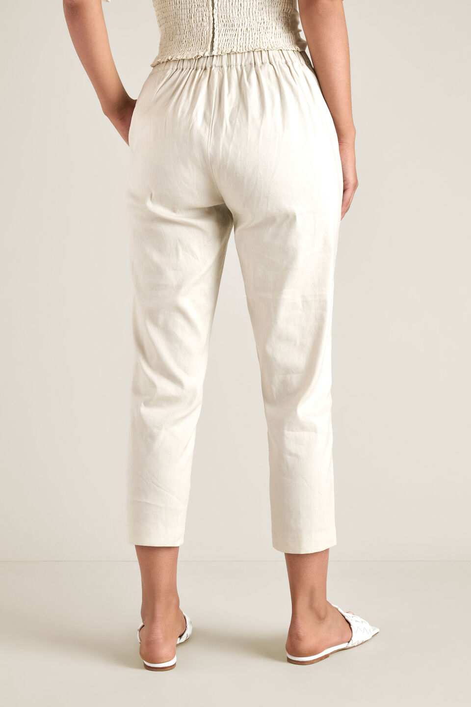 Slim Pintuck Pant  
