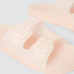 Luna Buckle Jelly Slide    hi-res