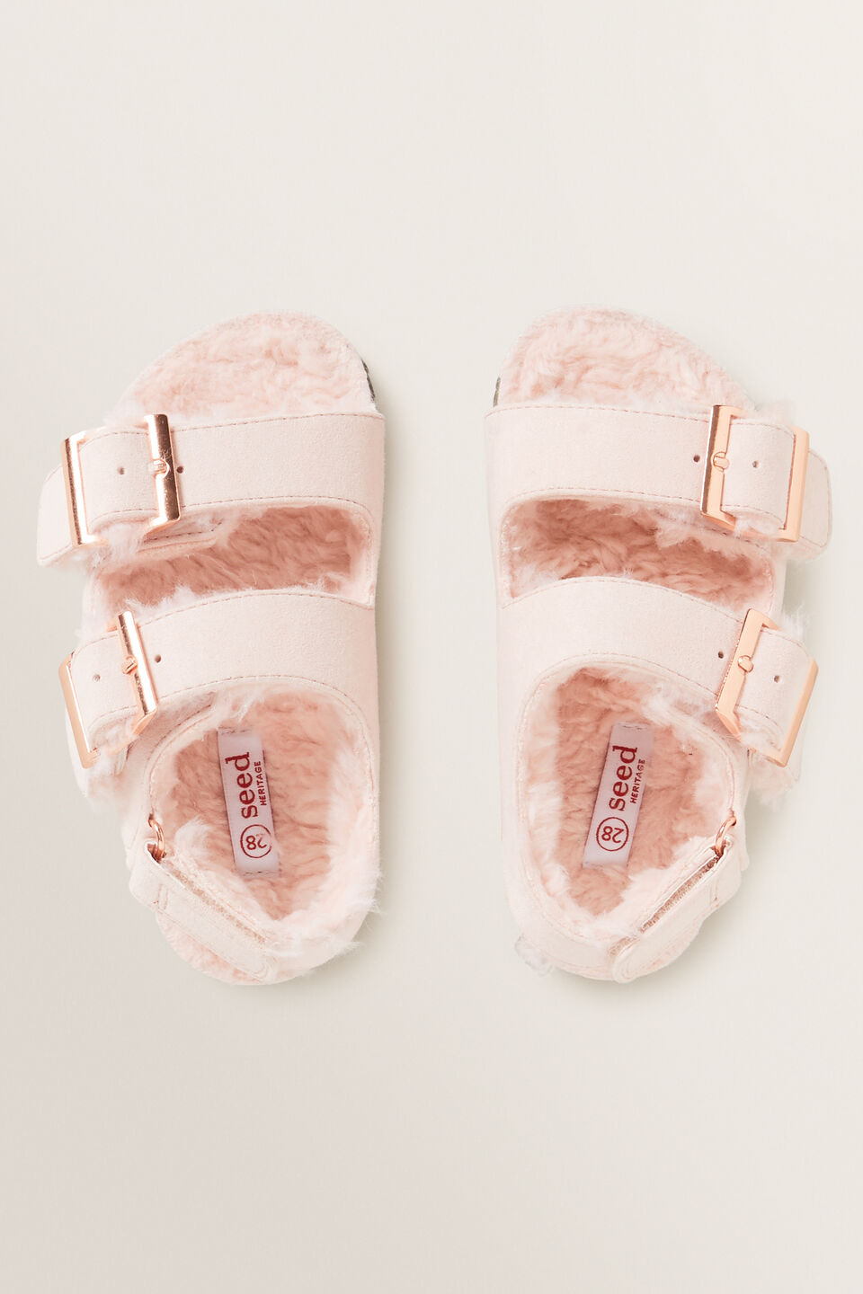 Fur Lined Slide  