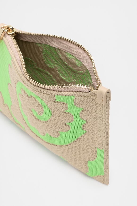 Knit Zip Purse  Retro Swirl  hi-res