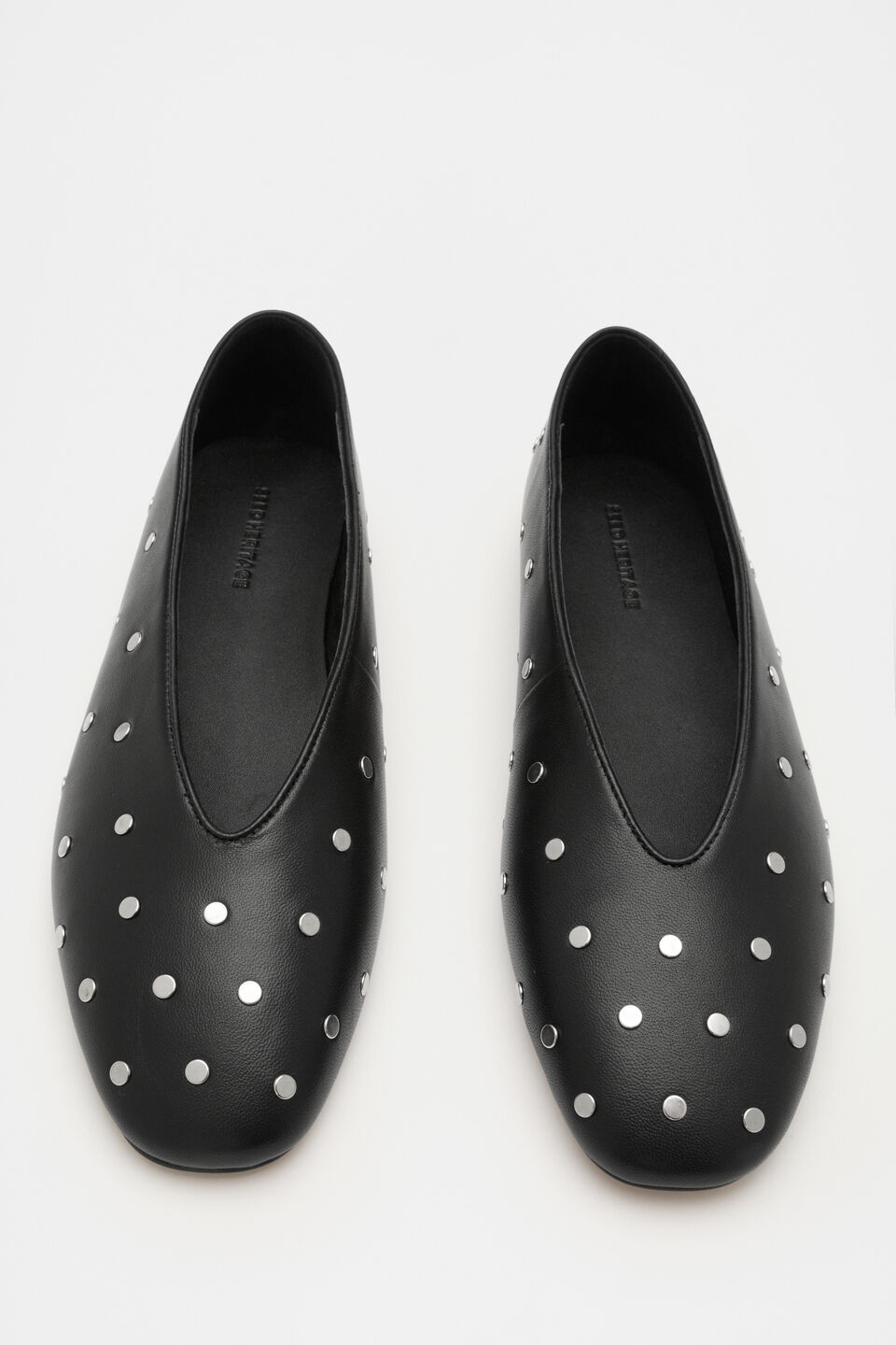 Margot Studded Ballet Flat  Black