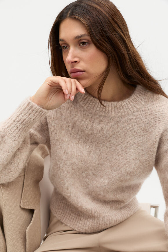 Lofty Crew Neck Knit  Cookie Marle  hi-res