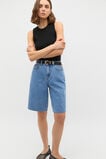 Longline Jean Short  Mist Blue Wash  hi-res