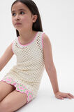 Floral Crochet Dress  Vintage Cream  hi-res