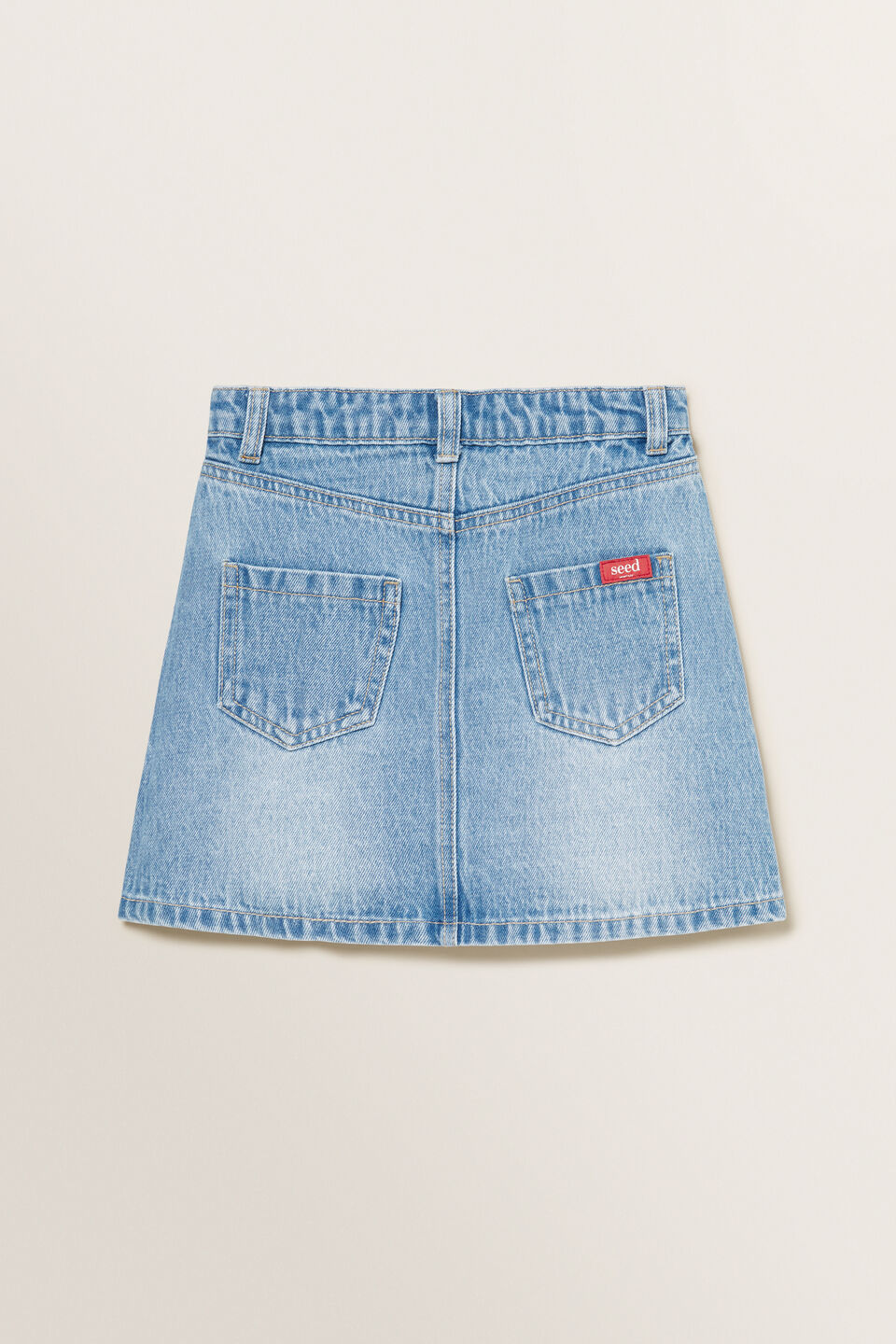 A-Line Denim Skirt  