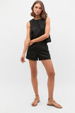 Core Linen Waisted Short  Black  hi-res